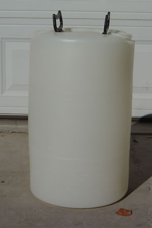 15 Gallon Barrel/Drum Closed Top - Side View