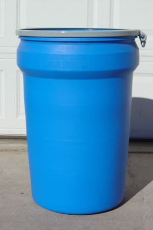 30 Gallon Barrel/Drum Open Top - Side View