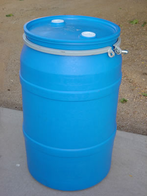 55 Gallon Barrel/Drum Open Top - Side View