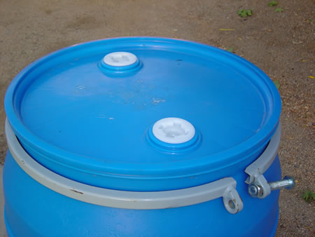55 Gallon Barrel/Drum Open Top - Top View