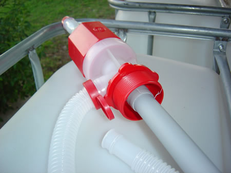 Plastic Siphon - Threaded View